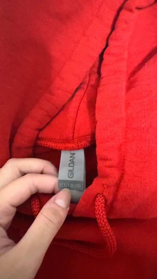 Red Hoodie Size M - Image 3