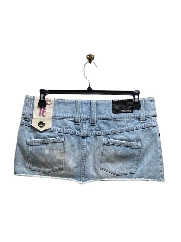 Insight 51 Micro Mini Skirt Blue Size XL NWT Y2K Rave Festival Summer Beach Cute - Image 10