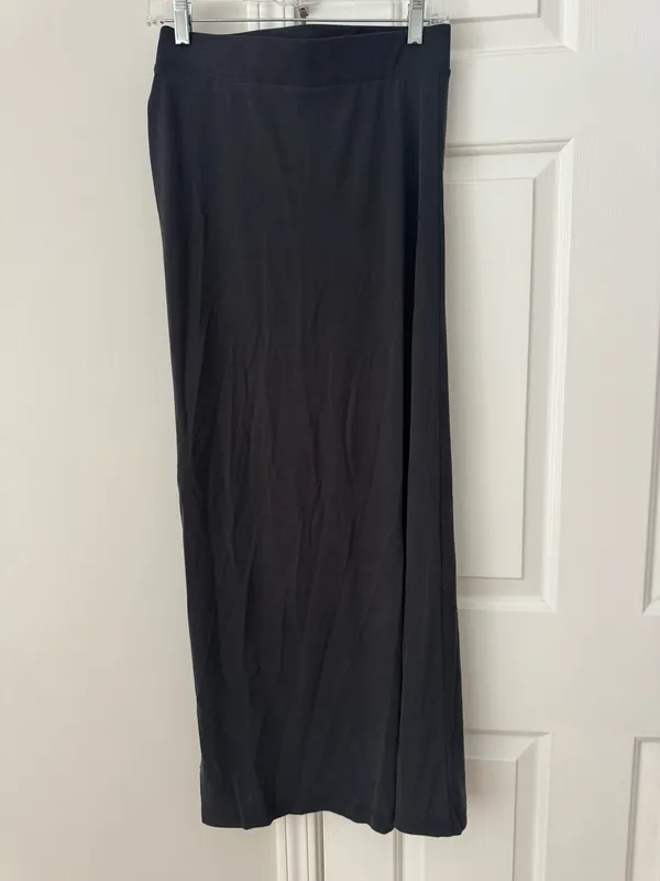 Anthropologie Celandine High-Slit Black Maxi Skirt, Size S - Image 9