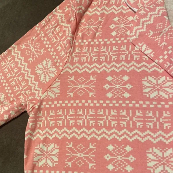 Missguided Women’s Pink Long Sleeve Pajamas Size 4 NWOT - Image 5
