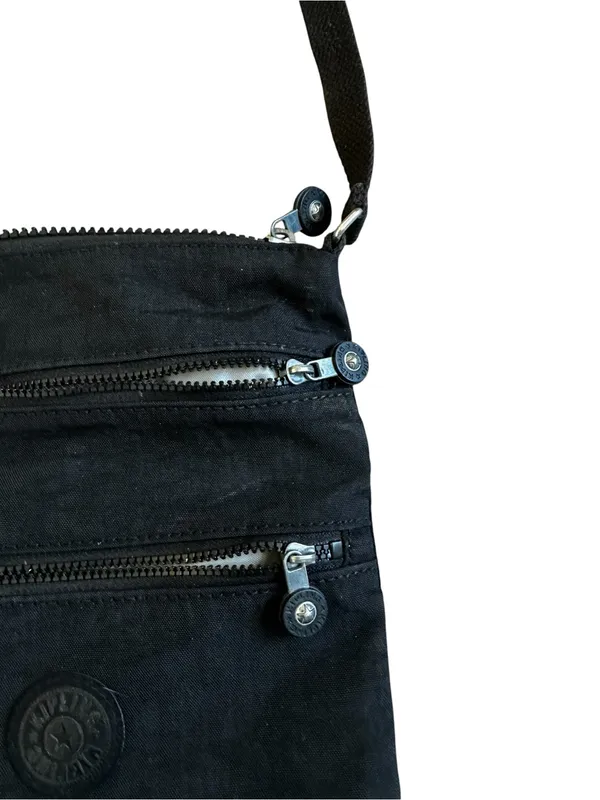 Kipling Black Crossbody Bag Casual Travel Streetwear - Image 4