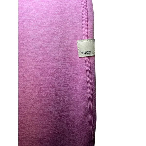 Vuori Weekend Flare Pant Heathered Pink Yoga Leggings VW4339 Womens Medium - Image 5