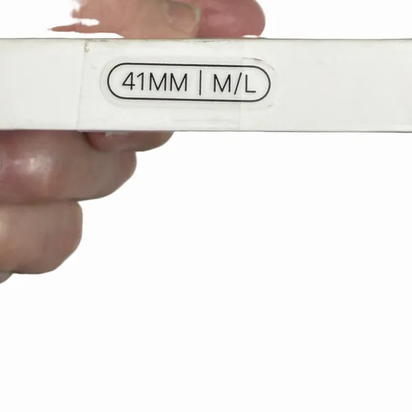Sport Band for Apple Watch Series 8 White 41MM M/L Open Box #260189 - Image 4