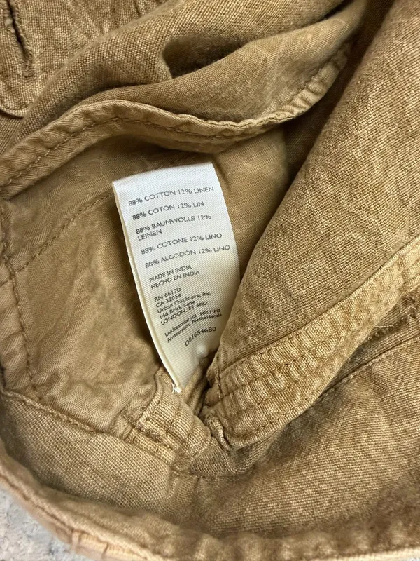 Free People Utility Shorts Linen Blend - Image 3