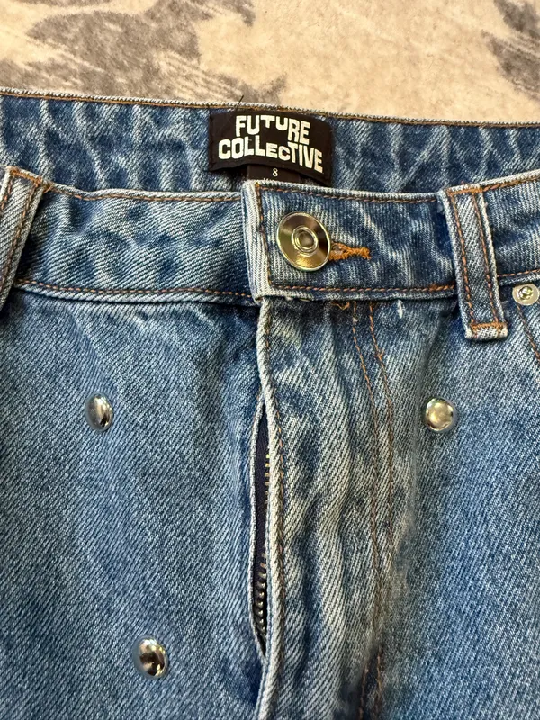 Future Collective Barrel Target Jeans - Image 2