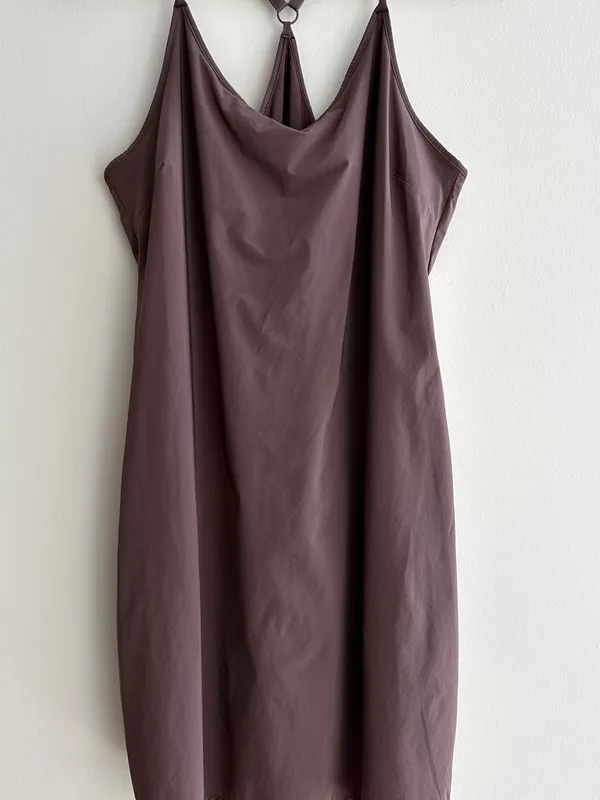 Calvin Klein Performance Dress with Built-In Bike Shorts, Mauve, Size Medium - Image 2