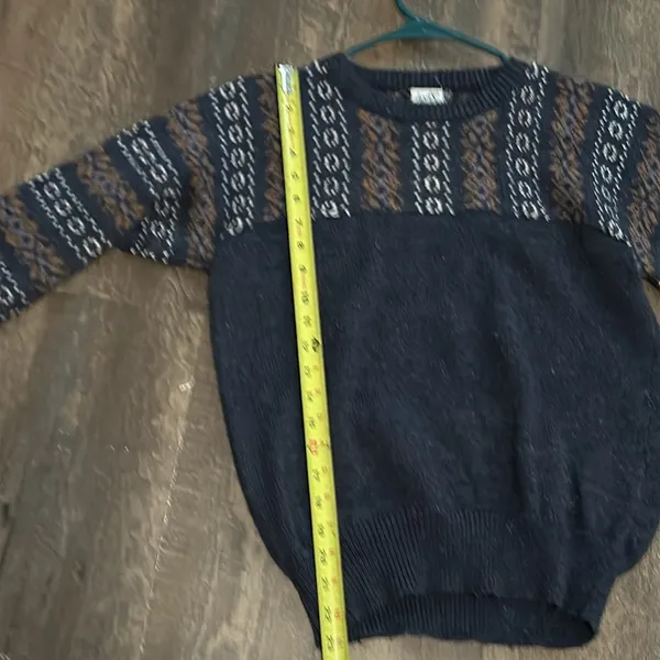 Vintage LEVI'S‎ Women’s Christmas Sweater Crew Size Medium - Image 8