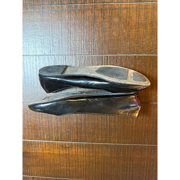 Eileen Fisher Womens Black Patent Leather Ballet Flats Vero Cuoio Size 6 - Image 4
