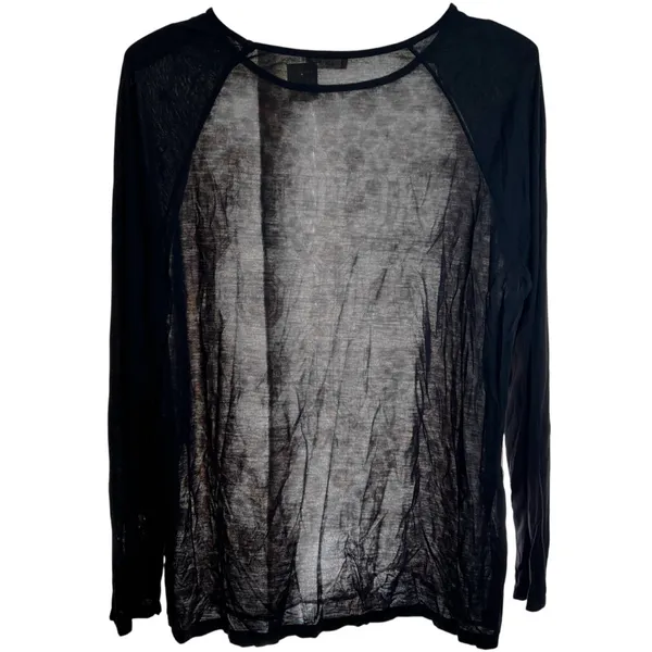 Duets Raglan Tee Shirt 3X Leopard Print VICIOUS 98 Long Sleeve Top Y2K Vintage - Image 3