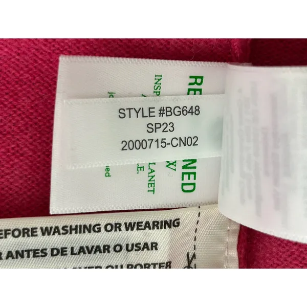 J.Crew Cashmere Sweater Pink Short Sleeve Crew Neck - Image 5
