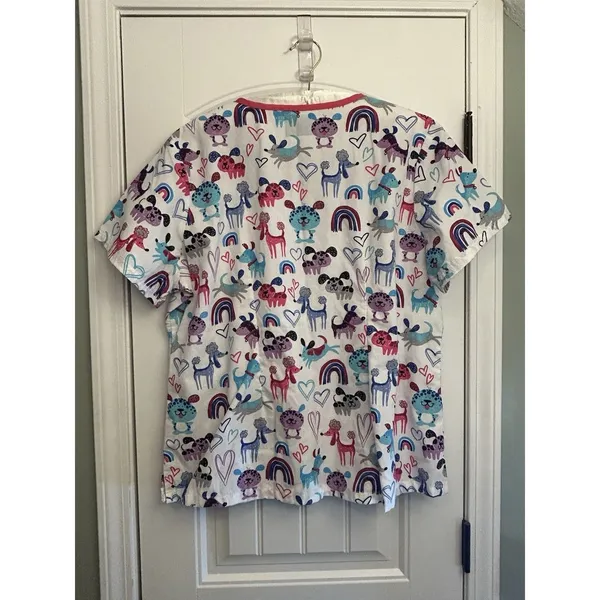 Butter-Soft Women’s XL Medical Scrub Tops Lot of 2 Nurse Veterinary Workwear Set - Image 14