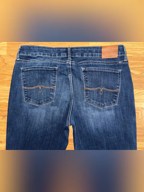 Lucky Brand Jeans Lolita Skinny Leg Women’s Size 14 Waist 32 L30 Dark Wash Denim - Image 12