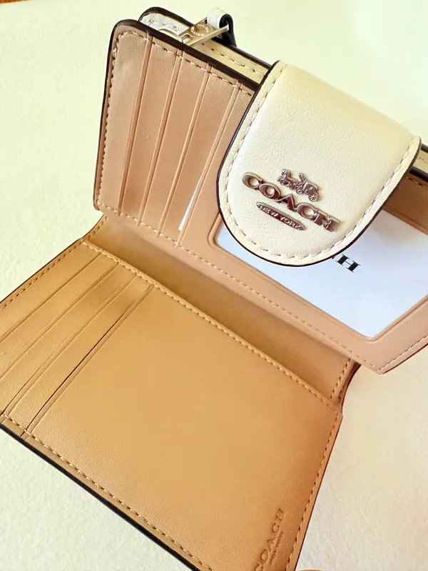 coach Medium Corner Zip Wallet In Signature Leather cz341 - Image 4