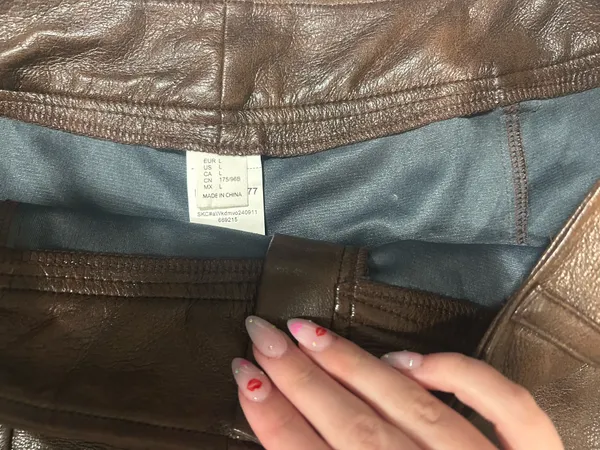 Amazon Never Worn Micro Leather Shorts - Image 2
