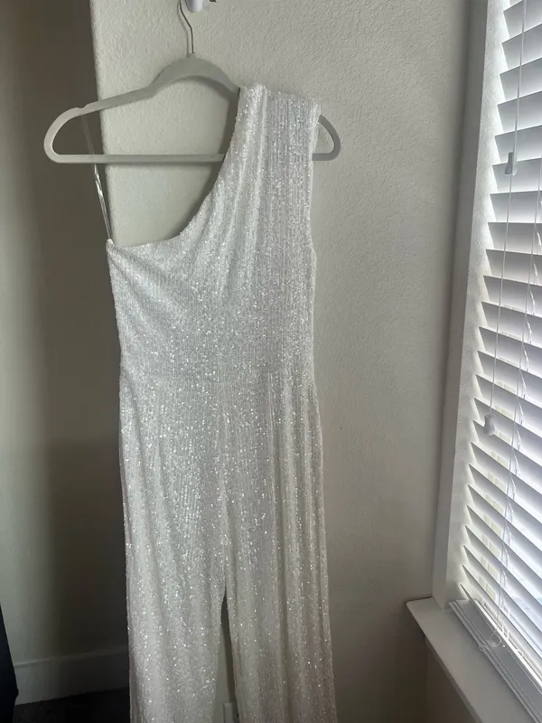 Nookie Sequin Treasure One-Shoulder Jumpsuit - Image 5