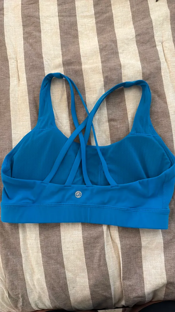 Blue Sports Bra - Image 2