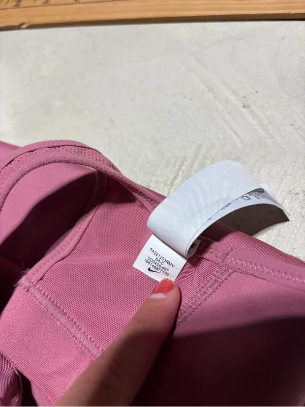 Nike Women's Pink Sports Bra small a-c - Image 7