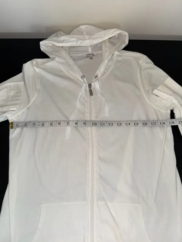 Croft & Barrow Women's Hooded Zip-Up Cover-Up Jacket - Image 4