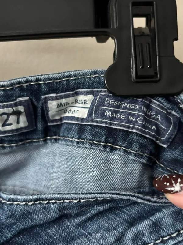 Miss Me Mid Rise Bootcut Jeans - Image 3