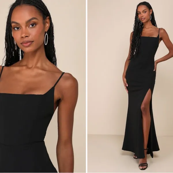 LULU's Sexy Chic Prom Wedding Cocktail Sophisticated Bustier Corset Maxi Dress - Image 2