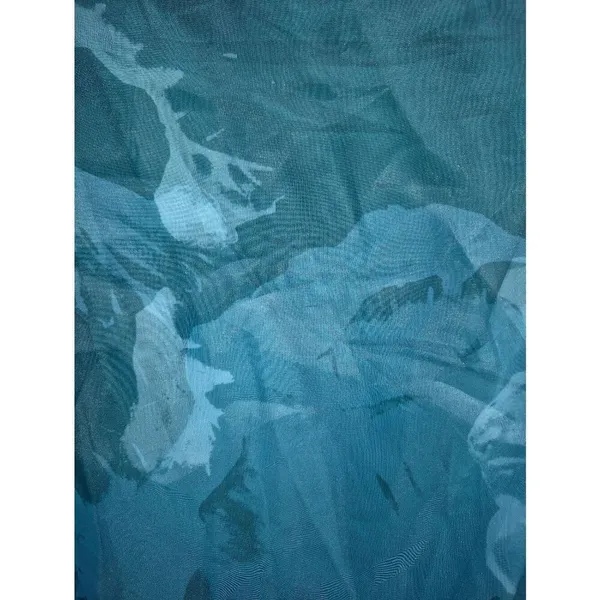 NWT Rene Ruiz Collection Teal Strapless Organza Gown Size 16 - Image 7