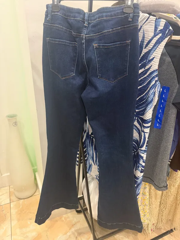 Vervet Jeans Women’s Blue Medium Wash Skinny Mid-Rise Button Zip 29 - Image 5