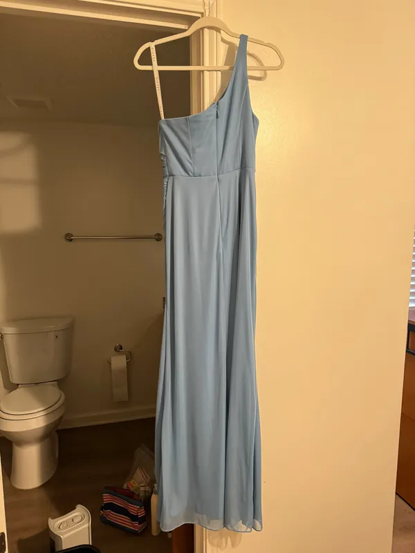 Azazie Blue Formal Dress - Image 2