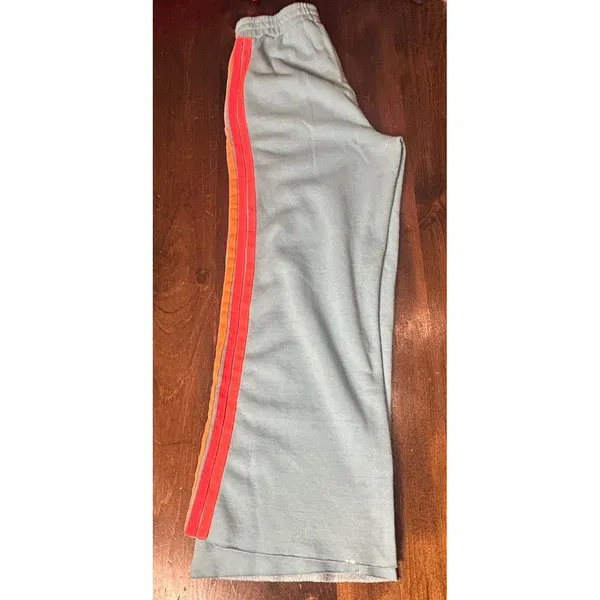 Aviator Nation Matching Large Sweatshirt Medium Sweatpants Set Rainbow Lightning - Image 12