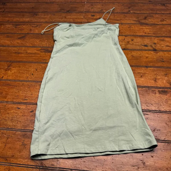 Ambiance Womens Sage Green Spaghetti Strap Bodycon Mini Dress‎ Small - Image 5