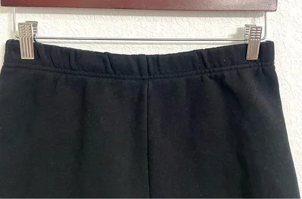 TNA Womems Shorts Black Cozy Fleece Perfect Hi-Rise Sweat Short Size Medium - Image 4