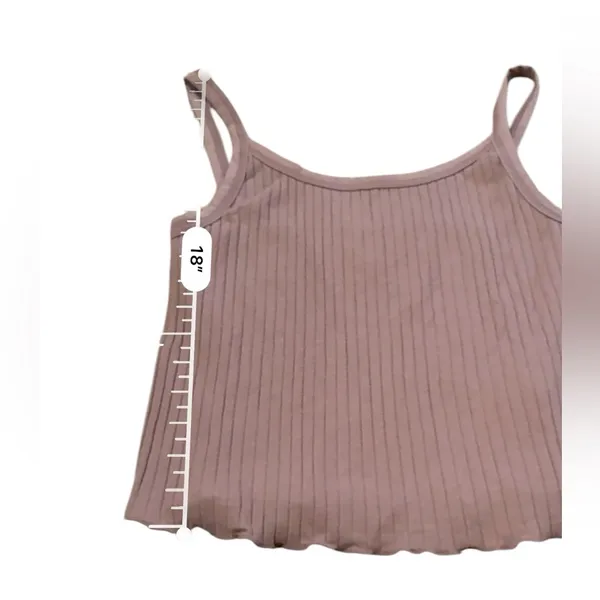 Old Navy Brown Ribbed‎ Knit Sleeveless Tank Top Sz S NEW - Image 6