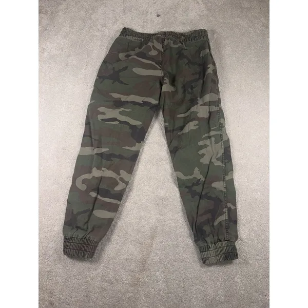 Aritzia TNA Alix Pant High-waisted Elastic Cuff Camo Joggers Size Medium - Image 7