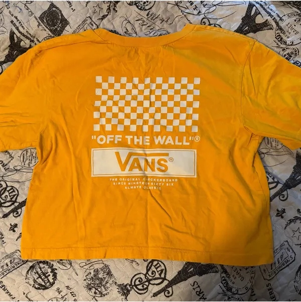 Vans Off The Wall Cropped T-Shirt - Image 2