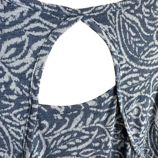 Mod-o-doc Blue Keyhole Back Lightweight High Low Hem Pullover Tank Dress Size L‎ - Image 6