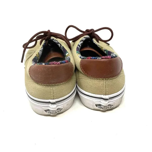 VANS Classic Canvas Tan Aztec Blanket Low‎ Top Sneaker Shoes Size 9 - Image 5