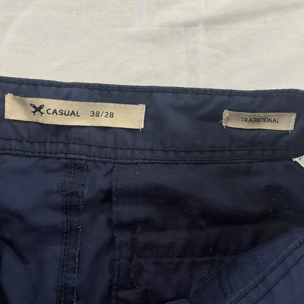 Hering Women's Capri Casual Pants 38/28 Dark Blue - Image 3