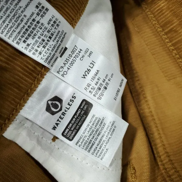 Levi's 94 Baggy Corduroy Brown Straight Leg Loose Pants Y2K 90s Size 26 x 31 - Image 6