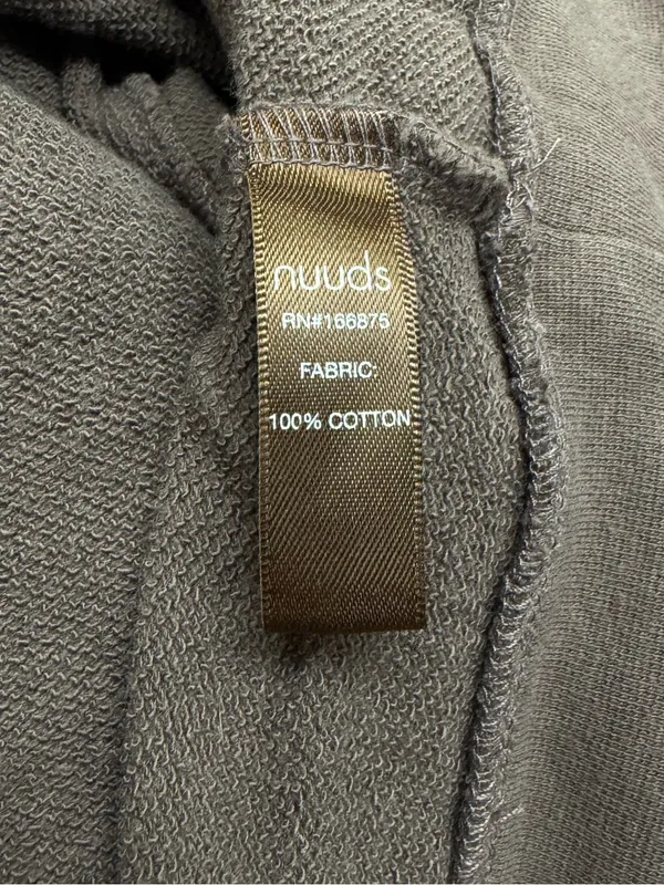 Nuuds Brown Crop Crewneck Sweatshirt Women’s Small - Image 3