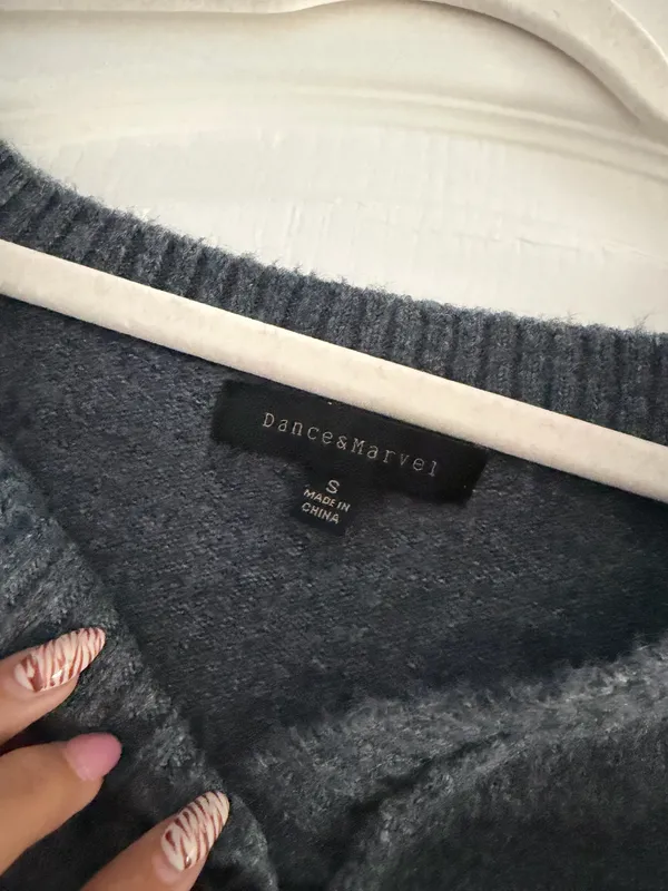 Dance & Marvel grey button sweater  - Image 3