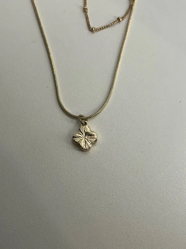 Gold Francesca's Necklace Layered - Image 3