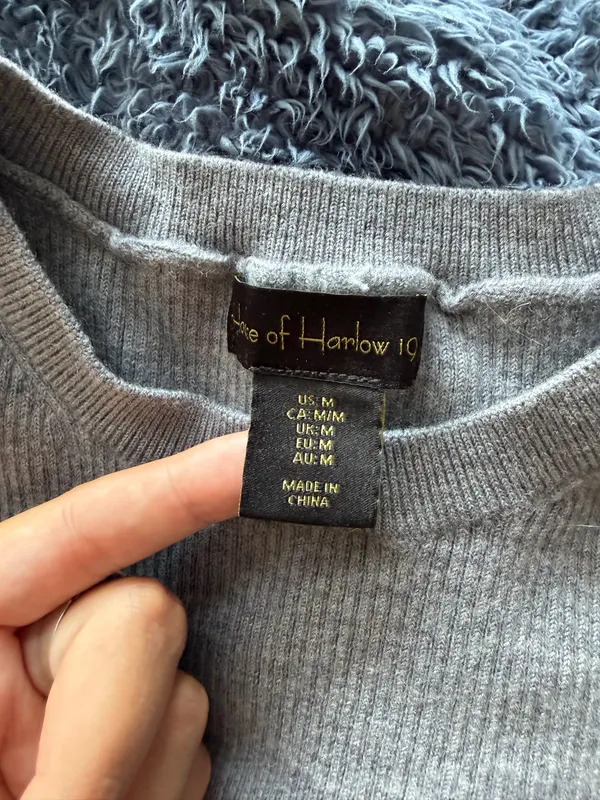 House of Harlow Wool cropped sweater vest - Image 2