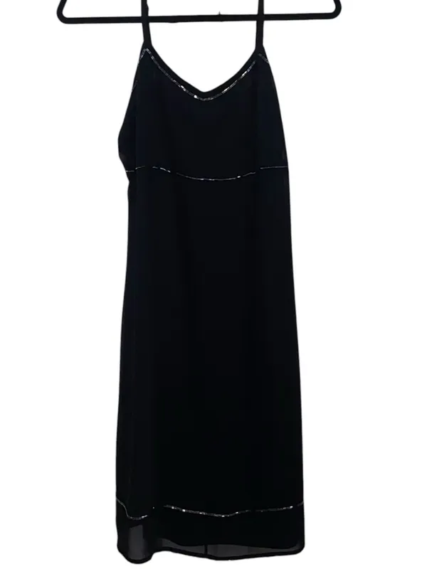 Vintage Y2K 90s Beaded Slip Dress Grunge Whimsigoth Fairycore Cocktail dress - Image 2