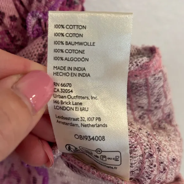 FREE PEOPLE Oh My Baby Tee in Lilac Combo - Image 8