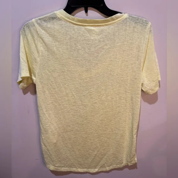 Athleta Breezy‎ Scoop V Neck Tee Sz S - Image 3