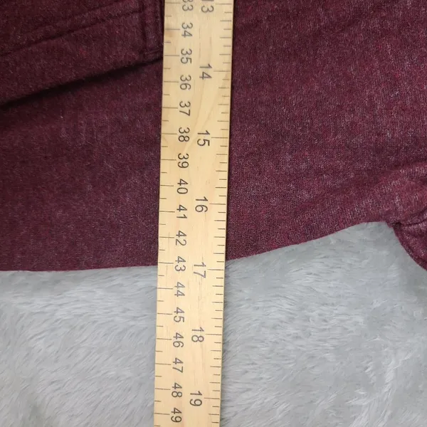 Womens Nike Pull Over Hoodie Size XS Thick Maroon G9‎ - Image 5