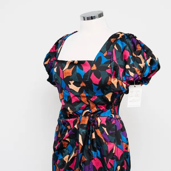 Show Me Your Mumu - Danielle Multicolor Satin‎ Mini Dress - Image 10