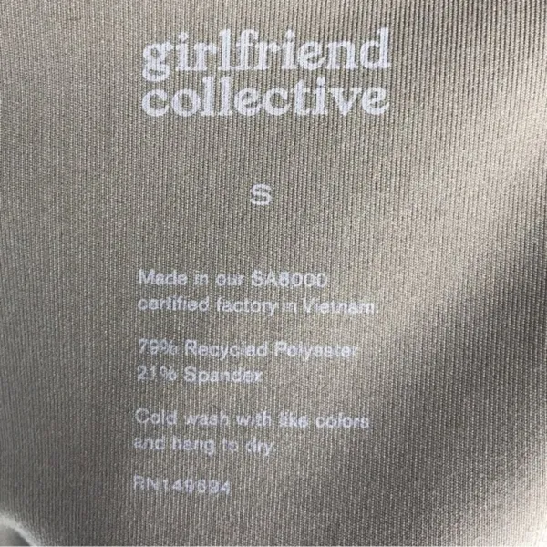 Girlfriend Collective Bike Short Limestone Small - Image 7