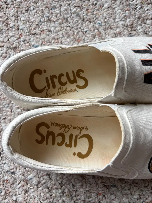 Circus by Sam Edelman Women's White Canvas Deck Shoes Size 7 M Rose' All Day - Image 2
