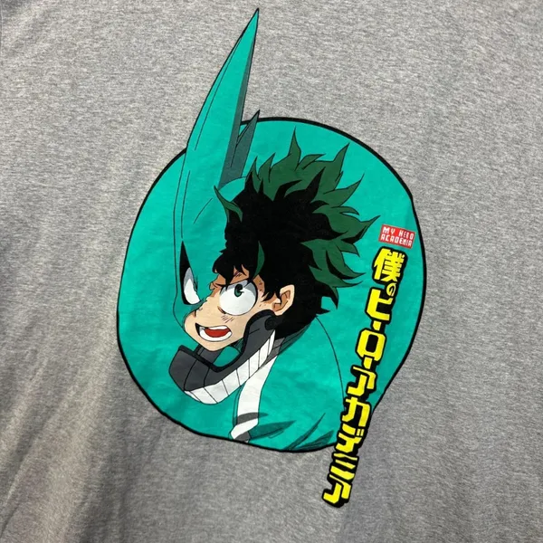 My Hero Academia Deku Izuku Midoriya Anime T-shirt Size 2XL - Image 4