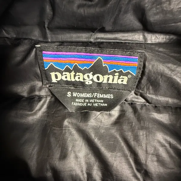 Patagonia Women Black Down Sweater Vest Puffer 84628 FA16 Small Packable - Image 6